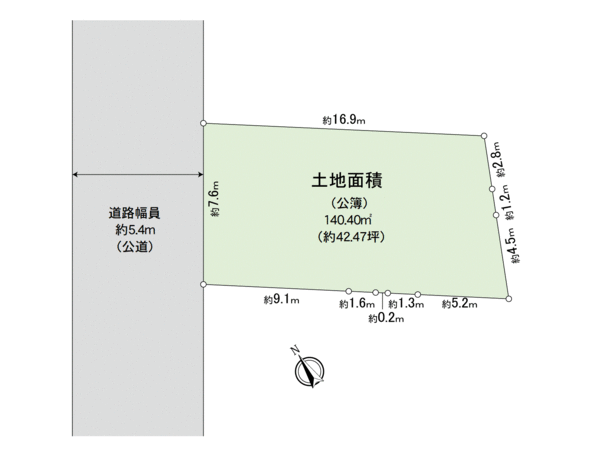 鳴尾町二丁目 土地 地形図 鳴尾町二丁目 土地 地形図