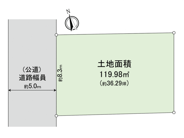 甲子園七番町 土地 地形図 甲子園七番町 土地 地形図