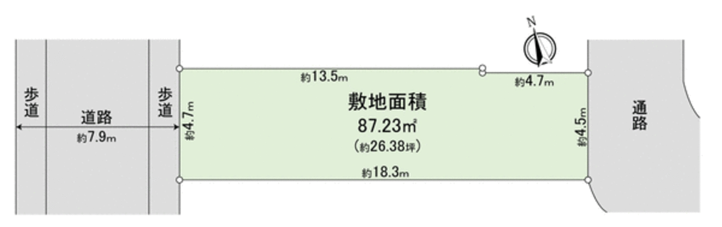 東鳴尾町1丁目 土地 地形図 東鳴尾町1丁目 土地 地形図