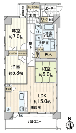 アウルグラン北山 間取り アウルグラン北山 間取り