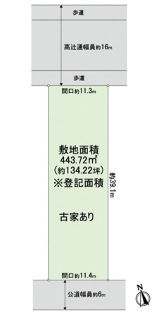 右京区梅津堤上町 地形図 右京区梅津堤上町 地形図