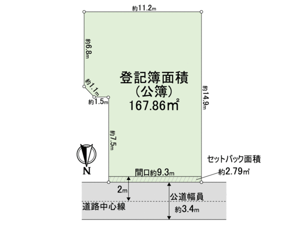 北区北野西白梅町 地形図 北区北野西白梅町 地形図