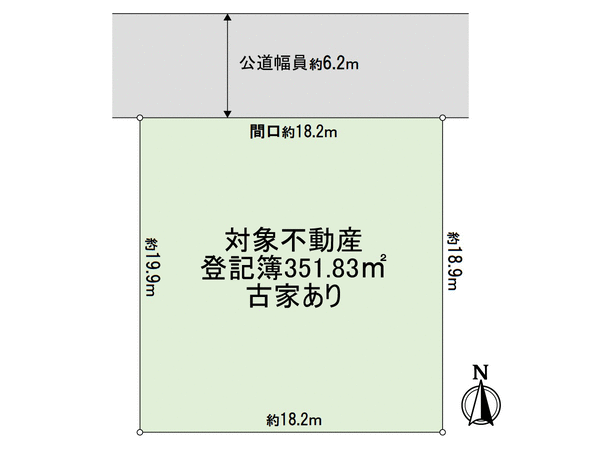 右京区常盤御池町 地形図 右京区常盤御池町 地形図