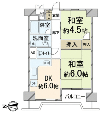 京都四条グランドハイツ 間取り 京都四条グランドハイツ 間取り