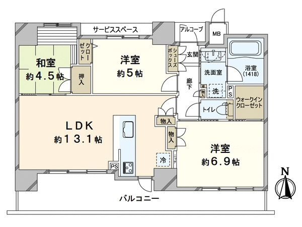 パラドール四条葛野大路グランスマート 間取り パラドール四条葛野大路グランスマート 間取り
