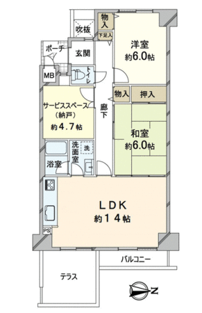 嵐山グランドシティ 間取り 嵐山グランドシティ 間取り