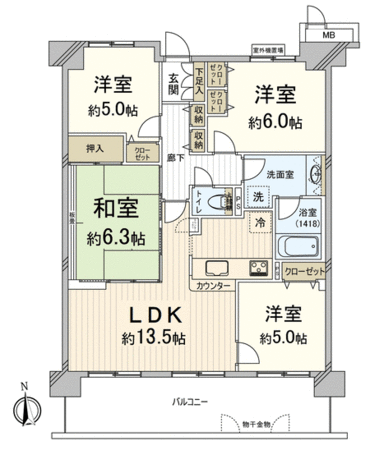 サンマンションアトレ西大路 間取り サンマンションアトレ西大路 間取り