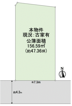 北区大将軍東鷹司町 地形図 北区大将軍東鷹司町 地形図