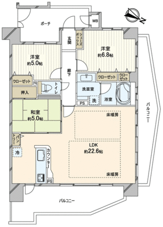パデシオン西京極 間取り パデシオン西京極 間取り
