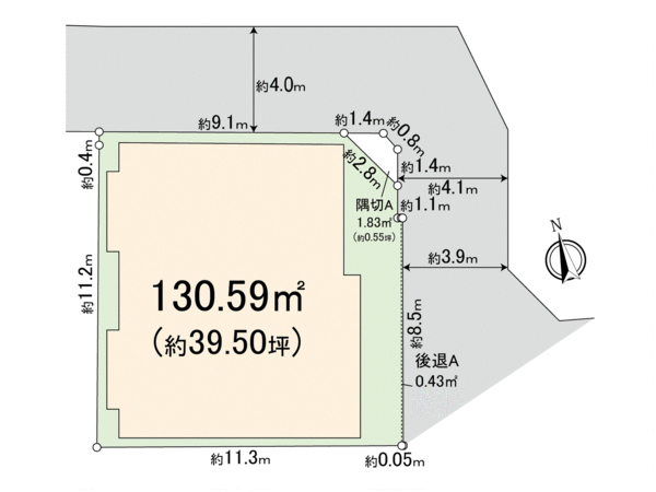 吹田市垂水町1丁目 地形図 吹田市垂水町1丁目 地形図