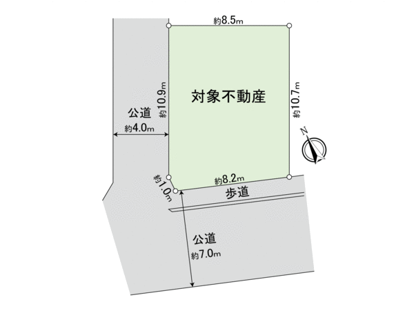 吹田市金田町 地形図 吹田市金田町 地形図