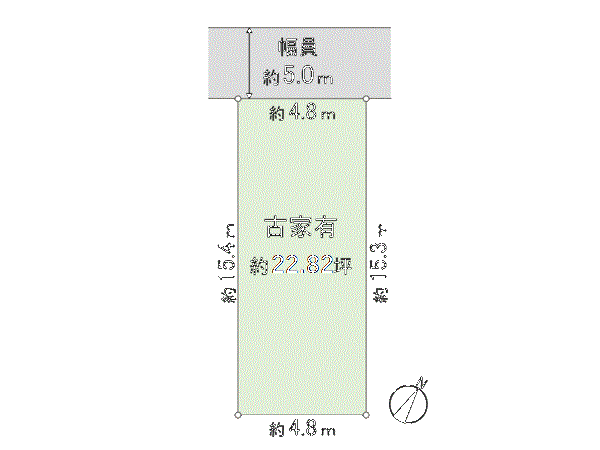正雀本町 売り土地 間取り 正雀本町 売り土地 間取り