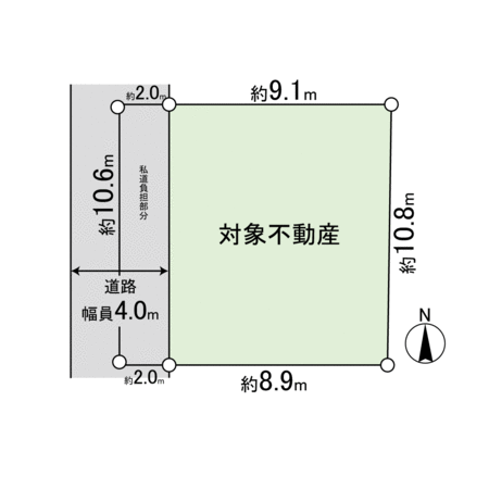 富松町1丁目 地形図 富松町1丁目 地形図