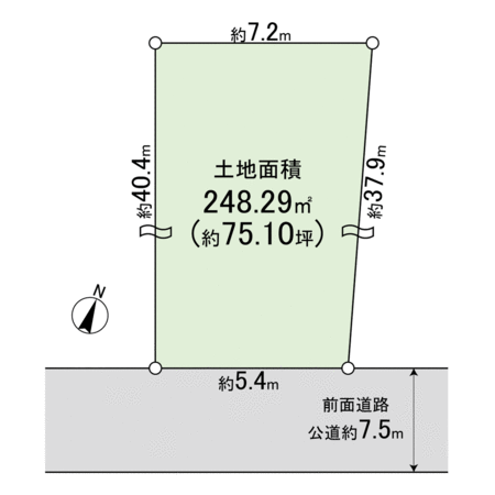 大阪府東大阪市新庄3丁目 地形図 大阪府東大阪市新庄3丁目 地形図