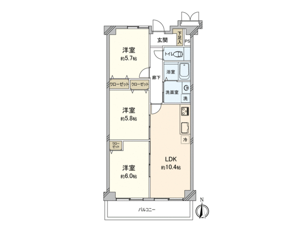 ルネ住之江 間取り ルネ住之江 間取り
