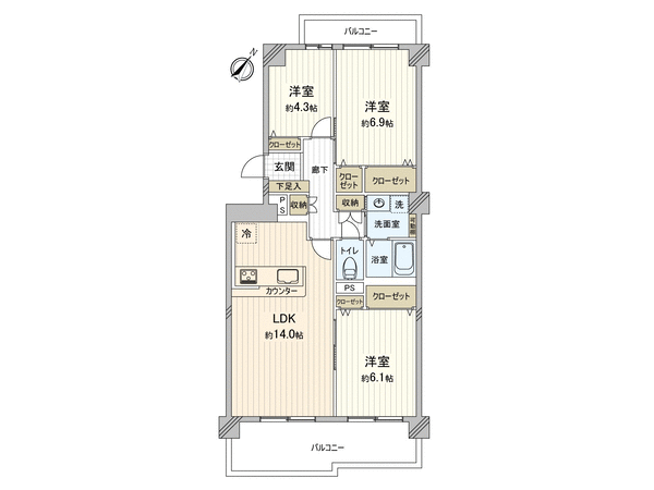 あべのマルシェ 東館 間取り あべのマルシェ 東館 間取り