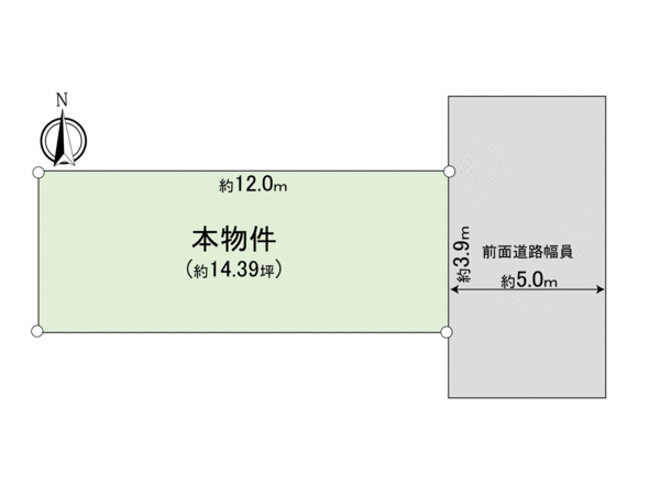 阿倍野区松崎町2丁目 土地 地形図 阿倍野区松崎町2丁目 土地 地形図