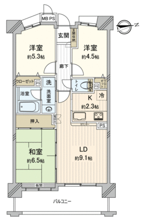 ライオンズマンション阿倍野阪南町第2 間取り ライオンズマンション阿倍野阪南町第2 間取り