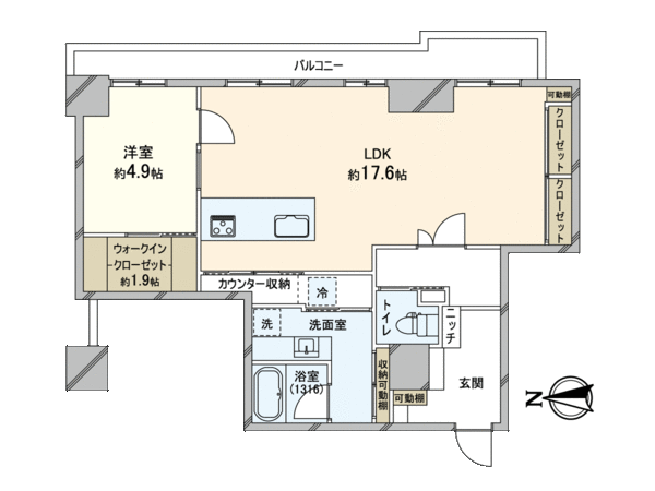 キングマンション心斎橋東 間取り キングマンション心斎橋東 間取り