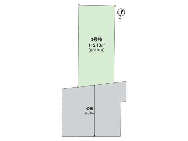 宇治市広野町大開3号地【建築条件無土地】 地形図 宇治市広野町大開3号地【建築条件無土地】 地形図