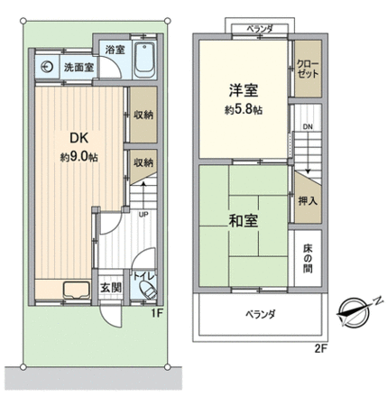 伏見区羽束師鴨川町 一戸建 間取り 伏見区羽束師鴨川町 一戸建 間取り