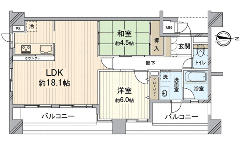 エスリード伏見桃山弐番館 間取り エスリード伏見桃山弐番館 間取り