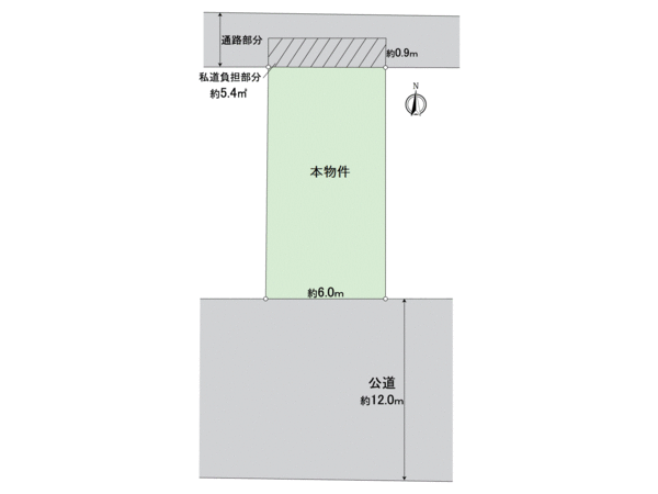 宇治市開町【建築条件付売土地】 地形図 宇治市開町【建築条件付売土地】 地形図