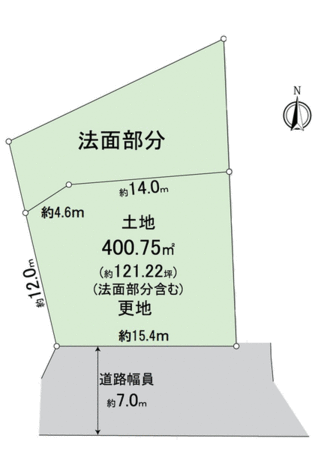 宇治市木幡御蔵山 土地 地形図 宇治市木幡御蔵山 土地 地形図