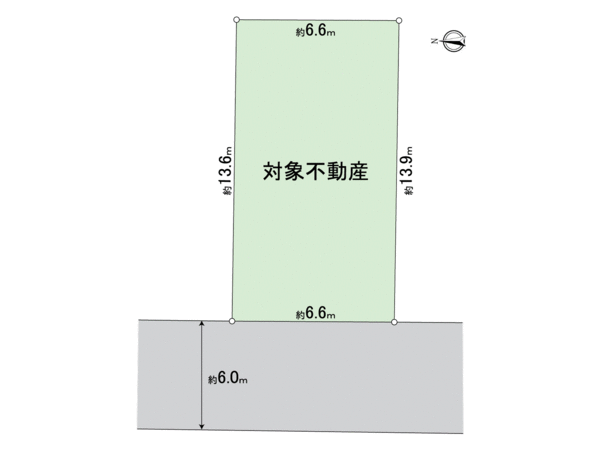 伏見区羽束師鴨川町 【建築条件無売土地】 地形図 伏見区羽束師鴨川町 【建築条件無売土地】 地形図