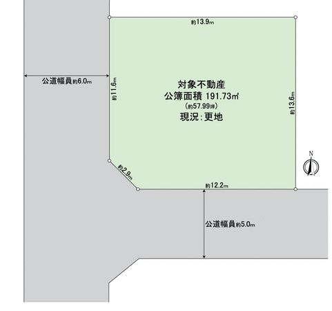 久世郡久御山町栄4丁目【建築条件無し土地】 間取り 久世郡久御山町栄4丁目【建築条件無し土地】 間取り