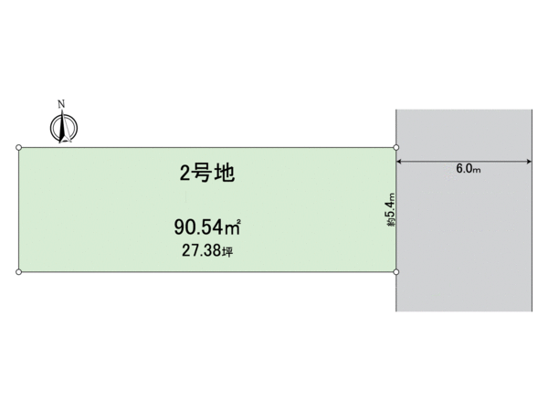 伏見区羽束師鴨川町2号地 建築条件付土地 地形図 伏見区羽束師鴨川町2号地 建築条件付土地 地形図