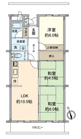 シャトー淀城公園 間取り シャトー淀城公園 間取り