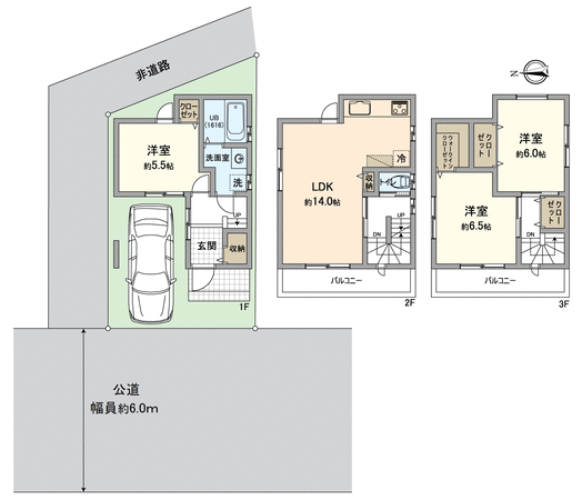 伏見区淀際目町 新築一戸建 間取り 伏見区淀際目町 新築一戸建 間取り
