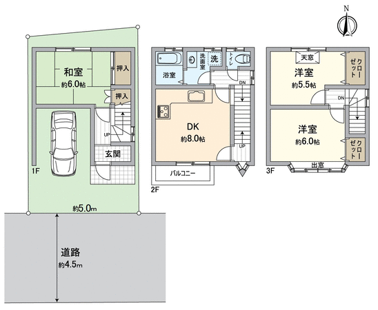伏見区下鳥羽南三町 一戸建 間取り 伏見区下鳥羽南三町 一戸建 間取り