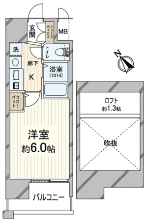エステムコート難波WEST-SIDE大阪ドーム前 間取り エステムコート難波WEST-SIDE大阪ドーム前 間取り