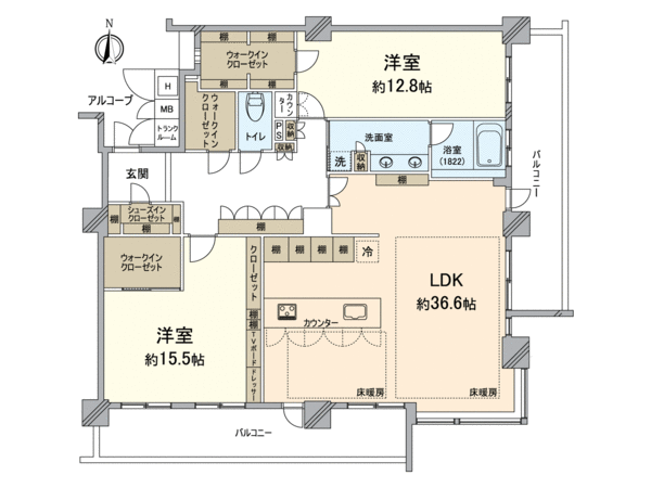 大阪福島タワー 間取り 大阪福島タワー 間取り