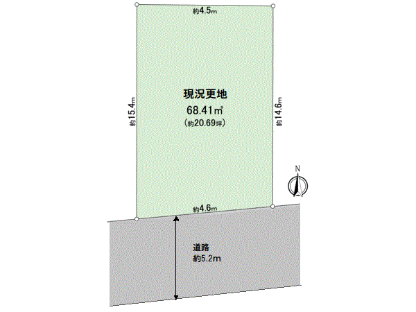 福島区海老江1丁目 土地 間取り 福島区海老江1丁目 土地 間取り