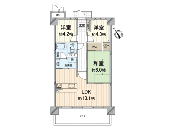 キングマンション新淀川 間取り キングマンション新淀川 間取り