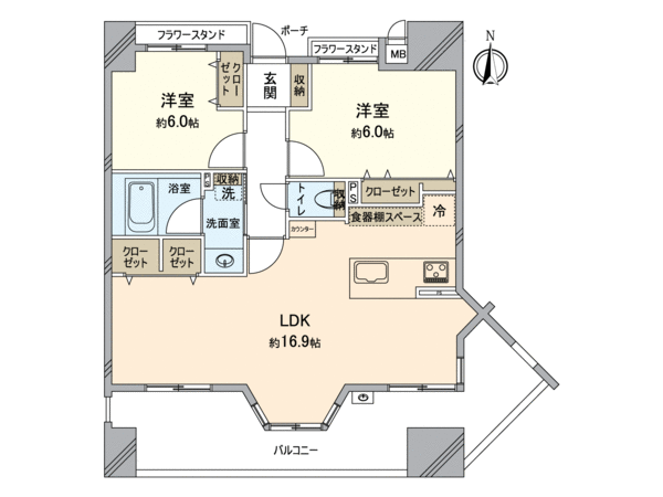 クレスタ梅田EASTアヴァンツィオ 間取り クレスタ梅田EASTアヴァンツィオ 間取り