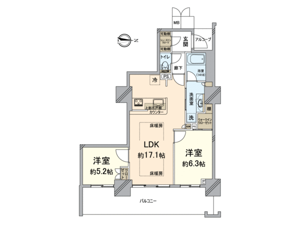 大阪福島タワー 間取り 大阪福島タワー 間取り
