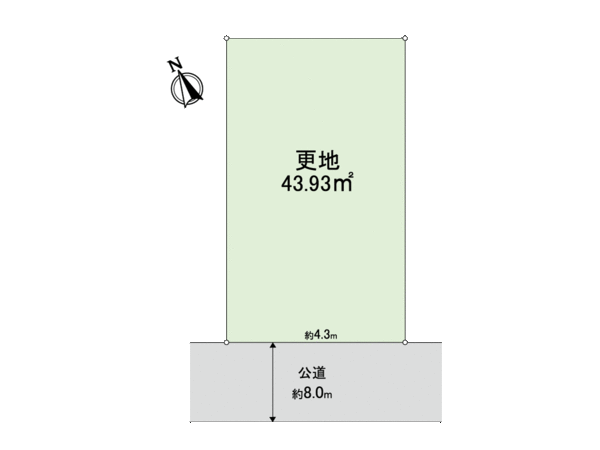 西区九条南2丁目 土地 間取り 西区九条南2丁目 土地 間取り