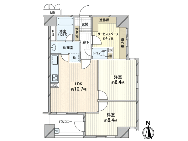 ルアンジュ淀屋橋 間取り ルアンジュ淀屋橋 間取り