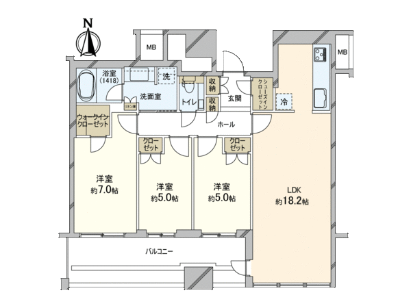 クラッシィタワー淀屋橋 間取り クラッシィタワー淀屋橋 間取り