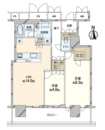 北浜ミッドタワー 間取り 北浜ミッドタワー 間取り