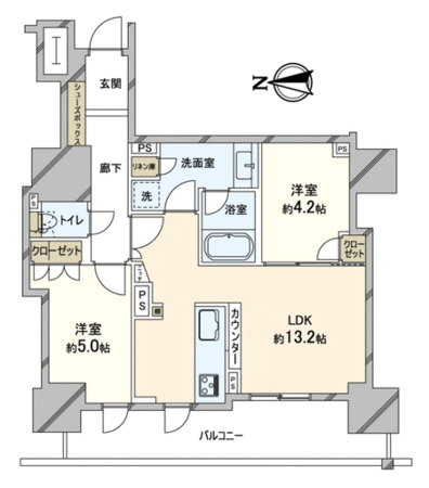 ローレルタワー御堂筋本町 間取り ローレルタワー御堂筋本町 間取り