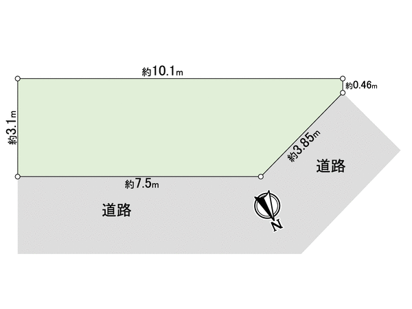 港区田中2丁目 地形図 港区田中2丁目 地形図
