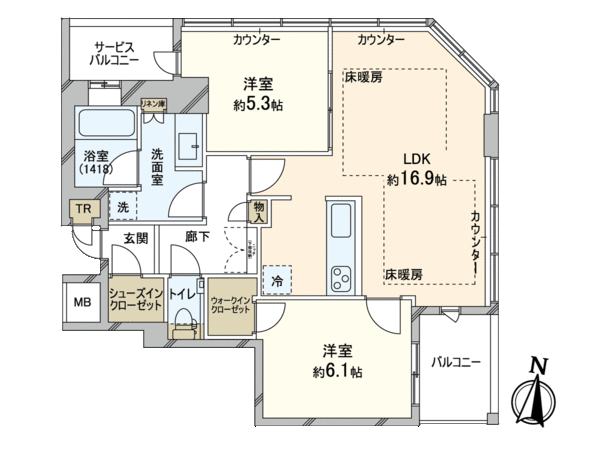 ディーグラフォート大阪N.Y.タワーHIGOBASHI 間取り ディーグラフォート大阪N.Y.タワーHIGOBASHI 間取り