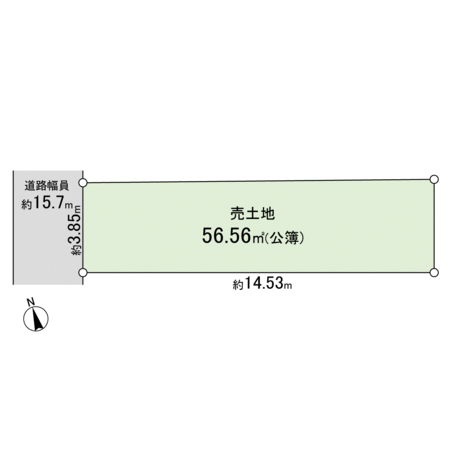 尼崎市昭和通4丁目 土地 地形図 尼崎市昭和通4丁目 土地 地形図
