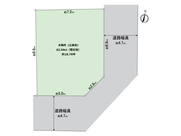 堺市西区鳳 南町5丁 地形図 堺市西区鳳 南町5丁 地形図