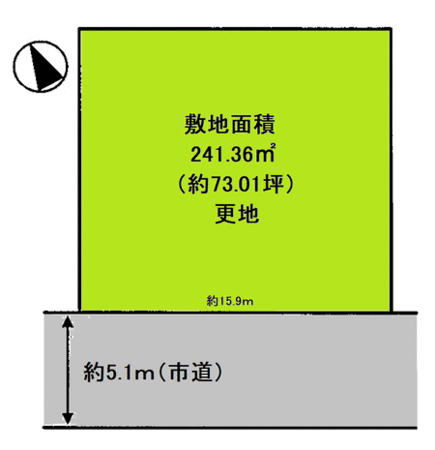 河内長野市美加の台7丁目 地形図 河内長野市美加の台7丁目 地形図